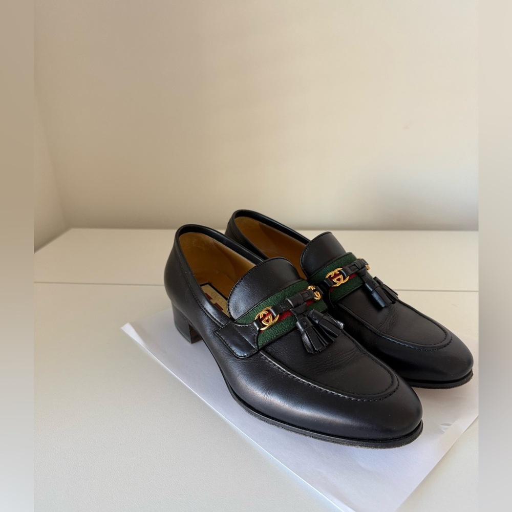 Gucci Interlocking G Tassel Leather
Loafer
